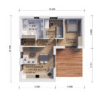 Easyhomes půdorys 72