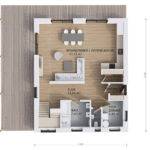 Easyhomes půdorys 99