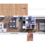 Easyhomes půdorys 46