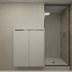 Easy SN 116 Easy SN 116 Blick auf die Dusche im Badezimmer