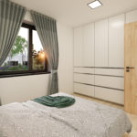 ST Easy 50 – KGH Wien Blick auf den Einbauschrank im Schlafzimmer