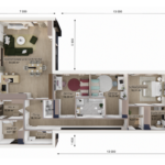 Holzkonstruktion Easy 180 - Grundriss 1