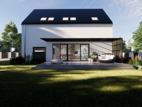 Holzhaus ST Easy 75 vizualizace 2